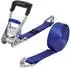 LuxusKollektion Spanngurt mit Ratsche 8m x 50mm, 5T, J-Haken, blau (DIN EN 12195-2)