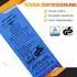 LuxusKollektion Spanngurt mit Ratsche 8m x 50mm, 5T, J-Haken, blau (DIN EN 12195-2)