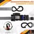 Antelope Audio Automatik-Spanngurt mit S-Haken, 4er-Set, grau, 680kg Bruchfestigkeit
