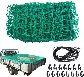 LuxusKollektion Anh&auml;ngernetz 2x3m, gr&uuml;n, 15 Haken