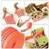 LuxusKollektion Spanngurt-Set mit Ratsche 3000kg 6m x 38mm Doppel-J-Haken, orange (4-St)