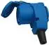 OEM Winkeladapter 3-polig mit Erde 220-240V 16A mit Schuko und CEE (DPCD-NAR424242)
