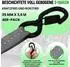 LuxusKollektion Automatik-Spanngurt mit S-Haken und Soft-Loops, 3,6m x 25mm, grau, 4er-Set