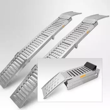 BITUXX Auffahrrampen klappbar 2200kg, 2er-Set (11363)