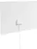 One for All DVB-T-DVB-T2 Indoor-Zimmerantenne – Full HD-HDTV Fernseher Ultraflache TV Antenne mit Verstärker - 0-25 km Reichweite – 3 meter Koaxialkab