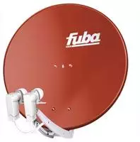 Fuba DAA 850 R Satellitenantenne rot Hochleistungs- 85x85cm Aluminium