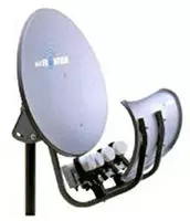 Maximum 4009 T-90 cm Multifocus Toroidal-Satelliten-Spiegel mit Wand/Bodenhalter