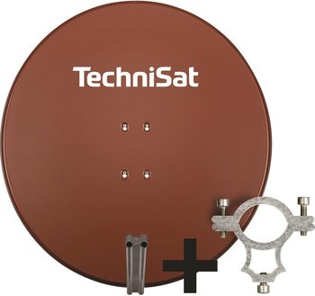 TechniSat SATMAN 850 Plus mit 40mm Schelle rot TechniSat SATMAN 850 Plus mit 40mm Schelle rot