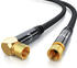 Primewire HDTV SAT-Kabel F-Stecker 90° 135dB Braiding 5m