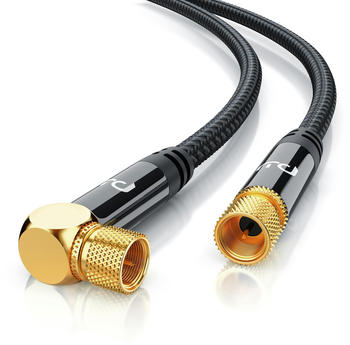 Primewire HDTV SAT-Kabel F-Stecker 90&deg; 135dB Braiding 7,5m