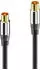 Sonero Premium TV Antennenkabel / Koaxialkabel, schwarz, 7,50m