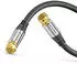 Sonero Premium Sat Antennenkabel / Koaxialkabel, schwarz, 10,00m