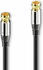Sonero Premium Sat Antennenkabel / Koaxialkabel, schwarz,