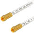 HB-Digital SAT Kabel 135dB 4-Fach geschirmt F-Stecker vergoldet weiß 20m