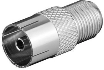 Maxtrack F-Buchse auf Koax-Buchse Adapter (FF19L)