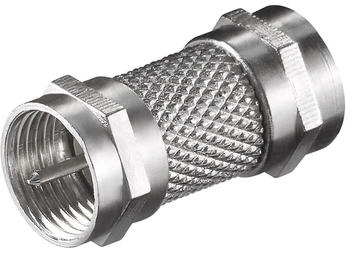 Goobay Antennenadapter F-Stecker zu F-Stecker Silber (11371)