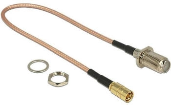 DeLock HF Antennenkabel F Buchse zu SMB Stecker 25 cm RG-316 (13024)