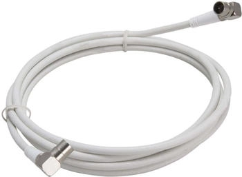 Triax SAT-Anschlusskabel TCFA HQ 150 F-Quick-Winkel 1,5m wei&szlig; (389346)