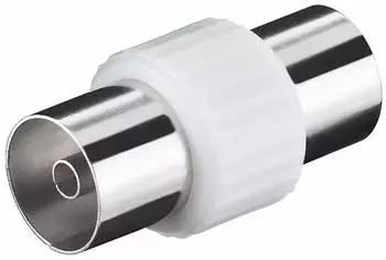 Goobay Koaxial-Adapter IEC-Buchse auf IEC-Buchse CA 1011 Kunststoff (11536)