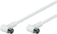 Goobay 67316, Goobay Verbinder:F-Stecker>F-Kupplung,90&deg;Winkel (Stecker und