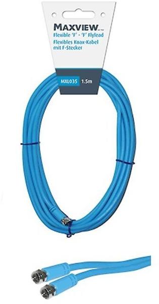 Maxview Flexibles Koax-Kabel mit F-Anschluss - 1,5 m