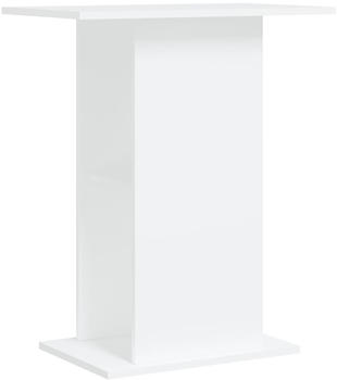 vidaXL Aquariumständer 60,5x36x72,5 weiß (833639)