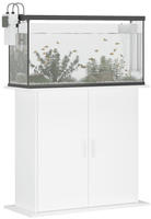 vidaXL Aquariumst&auml;nder Wei&szlig; 81x36x73 cm Holzwerkstoff