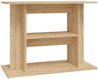 vidaXL Aquariumst&auml;nder Sonoma-Eiche 80x35x60 cm Holzwerkstoff