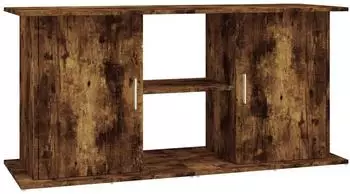 vidaXL Aquariumunterschrank 121x41x58cm, 4 F&auml;cher, Holzwerkstoff R&auml;uchereiche (833620)