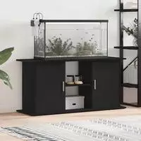vidaXL Aquariumst&auml;nder Schwarz Eichen-Optik 121x41x58 cm Holzwerkstoff
