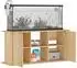 vidaXL Aquariumständer Sonoma-Eiche 121x41x58cm Holzwerkstoff (833618)