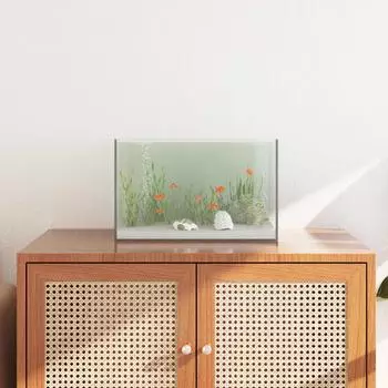 vidaXL Aquarium mit Stauraum, Glas, transparent, 40x25x25cm (42020381)