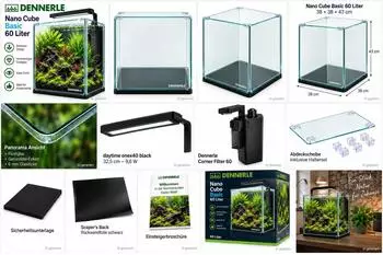 Dennerle Nano Cube Basic Aquarium-Set 60L (5406)