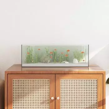 vidaXL Aquarium mit Stauraum, Glas, transparent, 60x20x20cm (42020383)