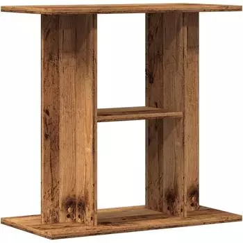 vidaXL Aquariumunterschrank Old Wood 60x30x60cm, Holzwerkstoff (857270)