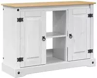 vidaXL Aquariumst&auml;nder CORONA Wei&szlig; und Braun 101,5 x 37 x 73 cm 300 kg
