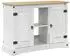 vidaXL CORONA Aquariumunterschrank weiß und braun 101,5x37x73cm 300kg
