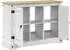 vidaXL CORONA Aquariumunterschrank weiß und braun 101,5x37x73cm 300kg