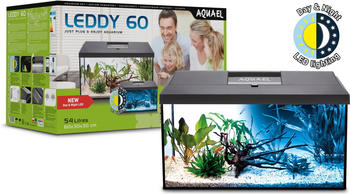 Aquael Aquarienset LEDDY Day&Night 60 schwarz