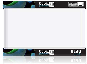 Blau-Aquaristic Cubic Panoramic 45x28x30cm 38L Basis-Set