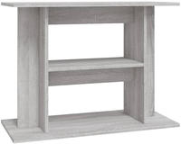 vidaXL Aquariumst&auml;nder Grau Sonoma 80 x 35 x 60 cm Holzwerkstoff