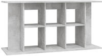 vidaXL Aquariumst&auml;nder Betongrau 120 x 40 x 60 cm Holzwerkstoff