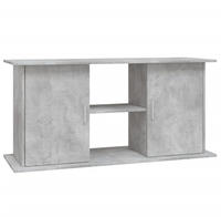 vidaXL Aquariumst&auml;nder Betongrau 121 x 41 x 58 cm Holzwerkstoff