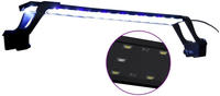 vidaXL LED-Aquariumleuchte mit Klemmen 55-70 cm Blau und Wei&szlig;