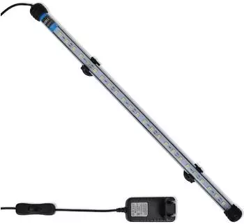 vidaXL LED-Aquariumlampe 48cm, wei&szlig;, Mondlicht (41214)