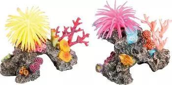 Flamingo Riff mit Anemone 14 x 12 x 11,5 cm