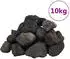 vidaXL Lavagranulat 10 kg Schwarz 5-8 cm