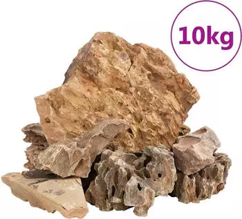 vidaXL Drachensteine 10 kg Braun 5-30 cm