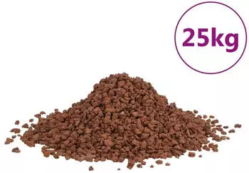 vidaXL Lavagranulat 25 kg Rot 5-8 mm