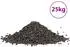 vidaXL Basalt-Kies 25 kg Schwarz 5-8 mm